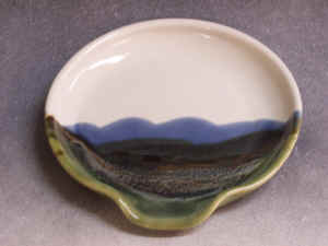M WENDT Idaho Clay Glaze Pottery Vase Vintage Mt St Helena Ash Glaze Dated